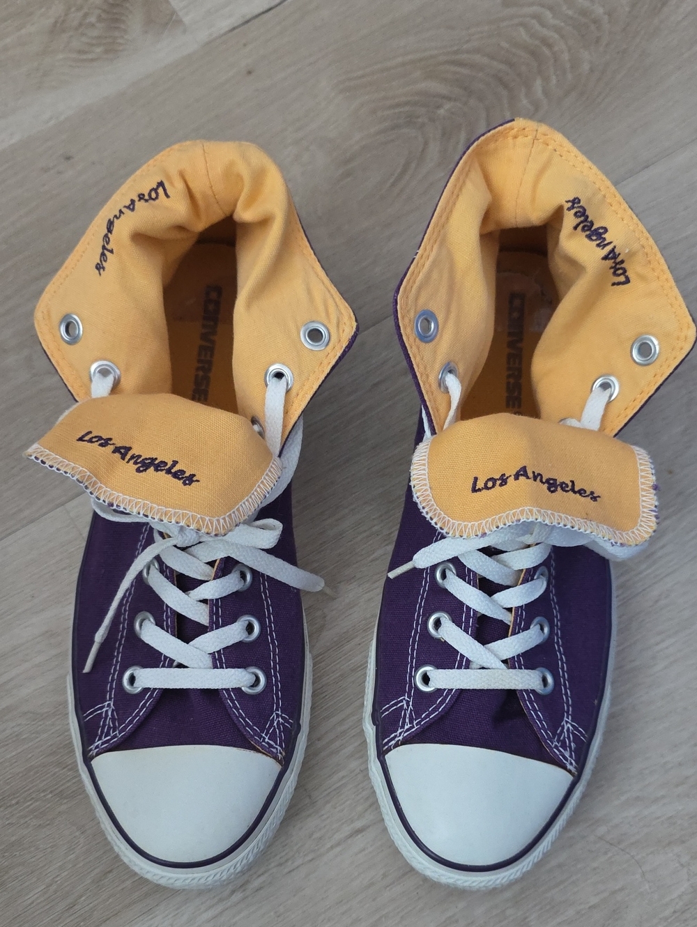 Converse Chuck Taylor All Star Hi Top Sneaker Los Angeles Lakers Colors